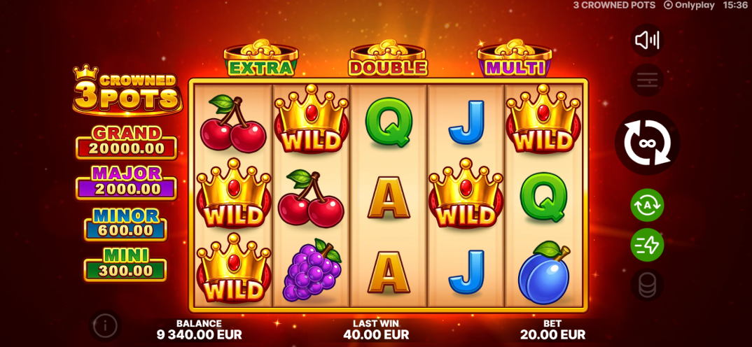 3 Crowned Pots gameplay screenshot 1