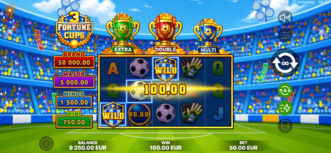 3 Fortune Cups gameplay screenshot 2