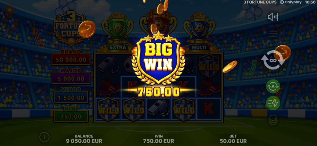 3 Fortune Cups gameplay screenshot 3