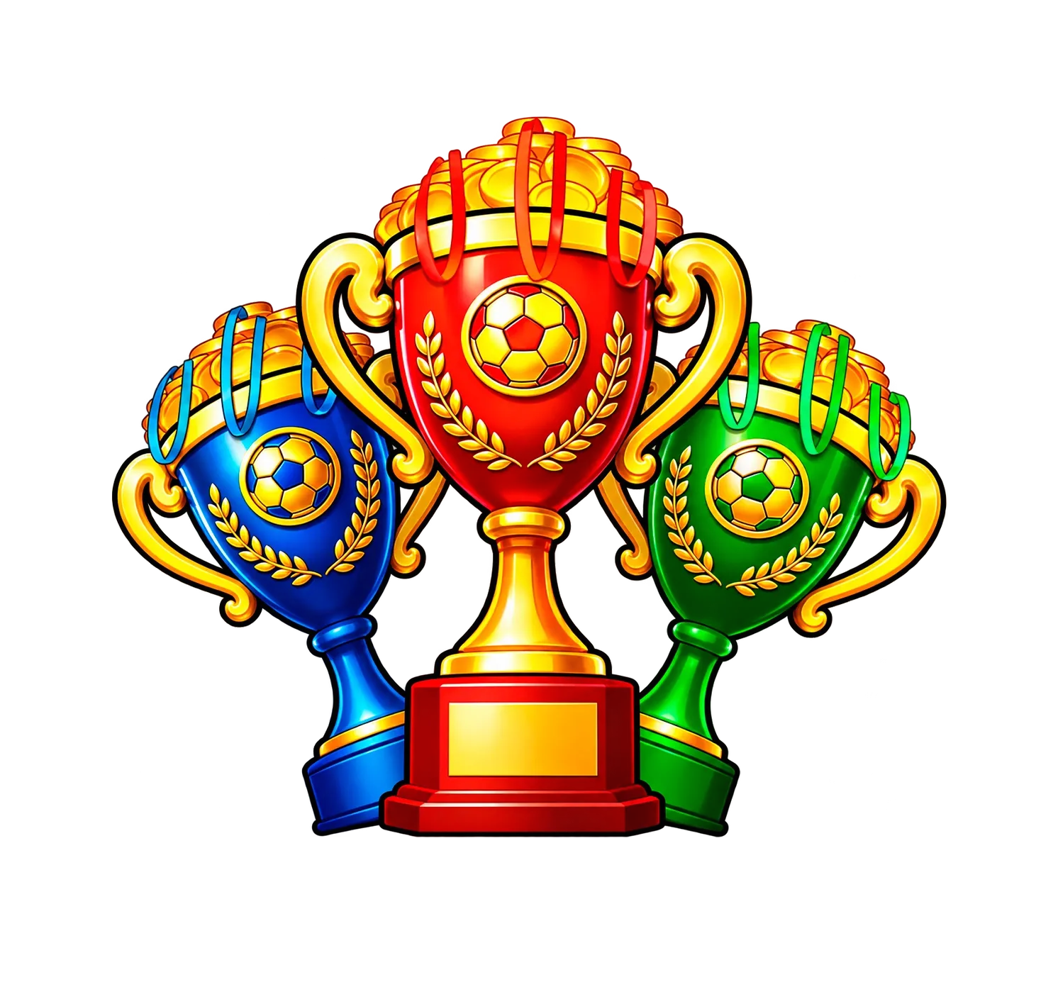 3 Fortune Cups desktop action banner character