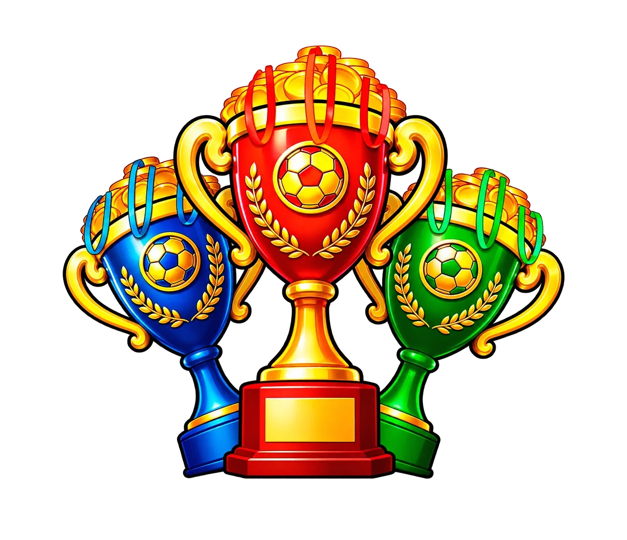 3 Fortune Cups hero character