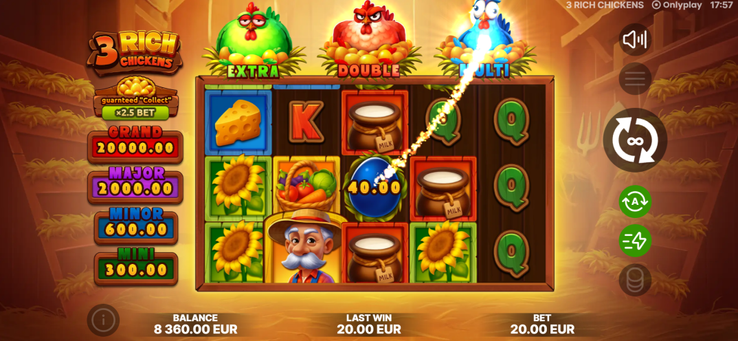 3 Rich Chickens gameplay screenshot 3