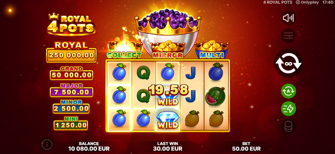 4 Royal Pots gameplay screenshot 1