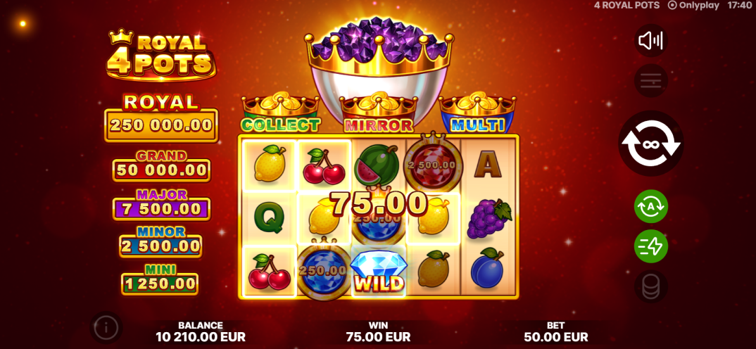4 Royal Pots gameplay screenshot 2