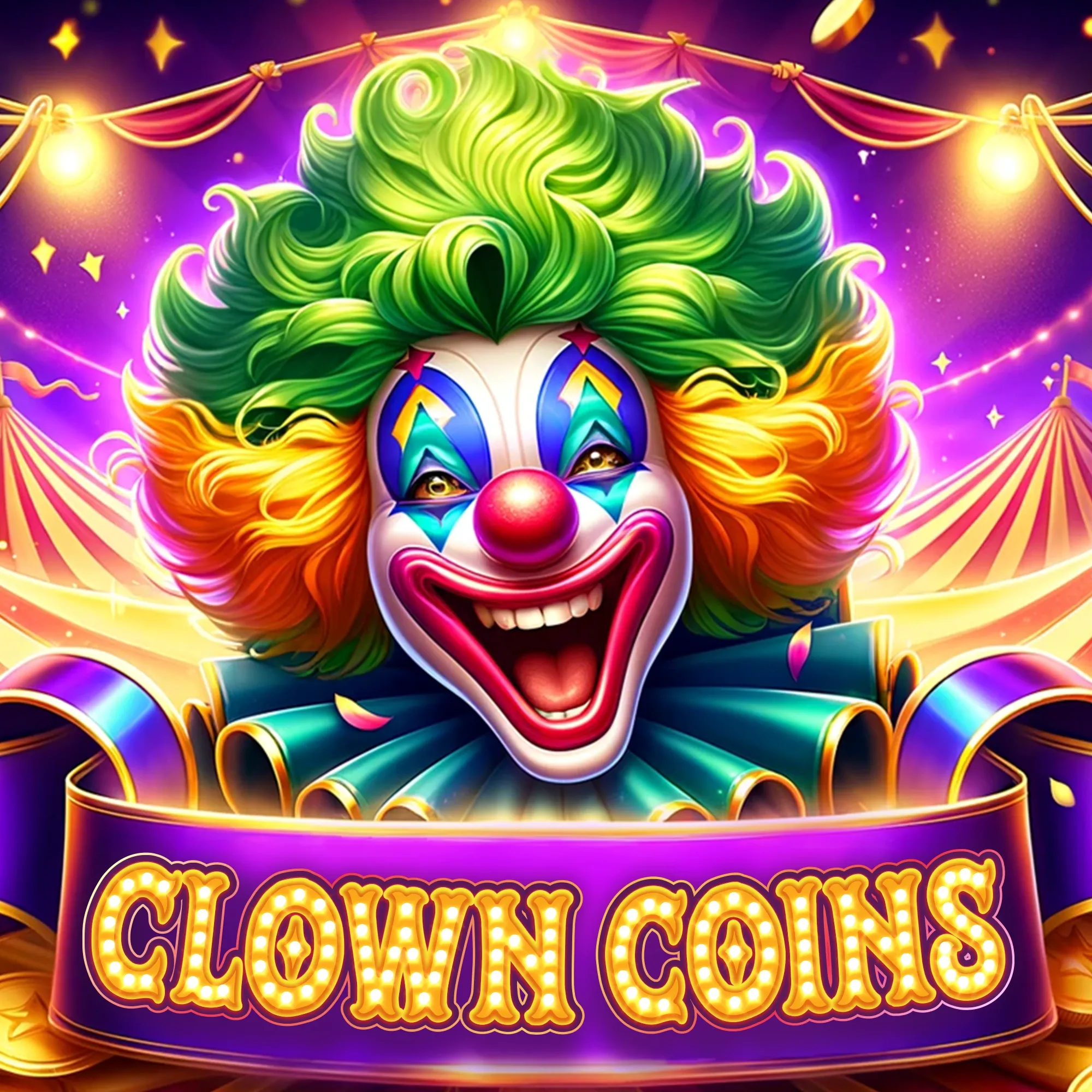 Clown Coins game card image