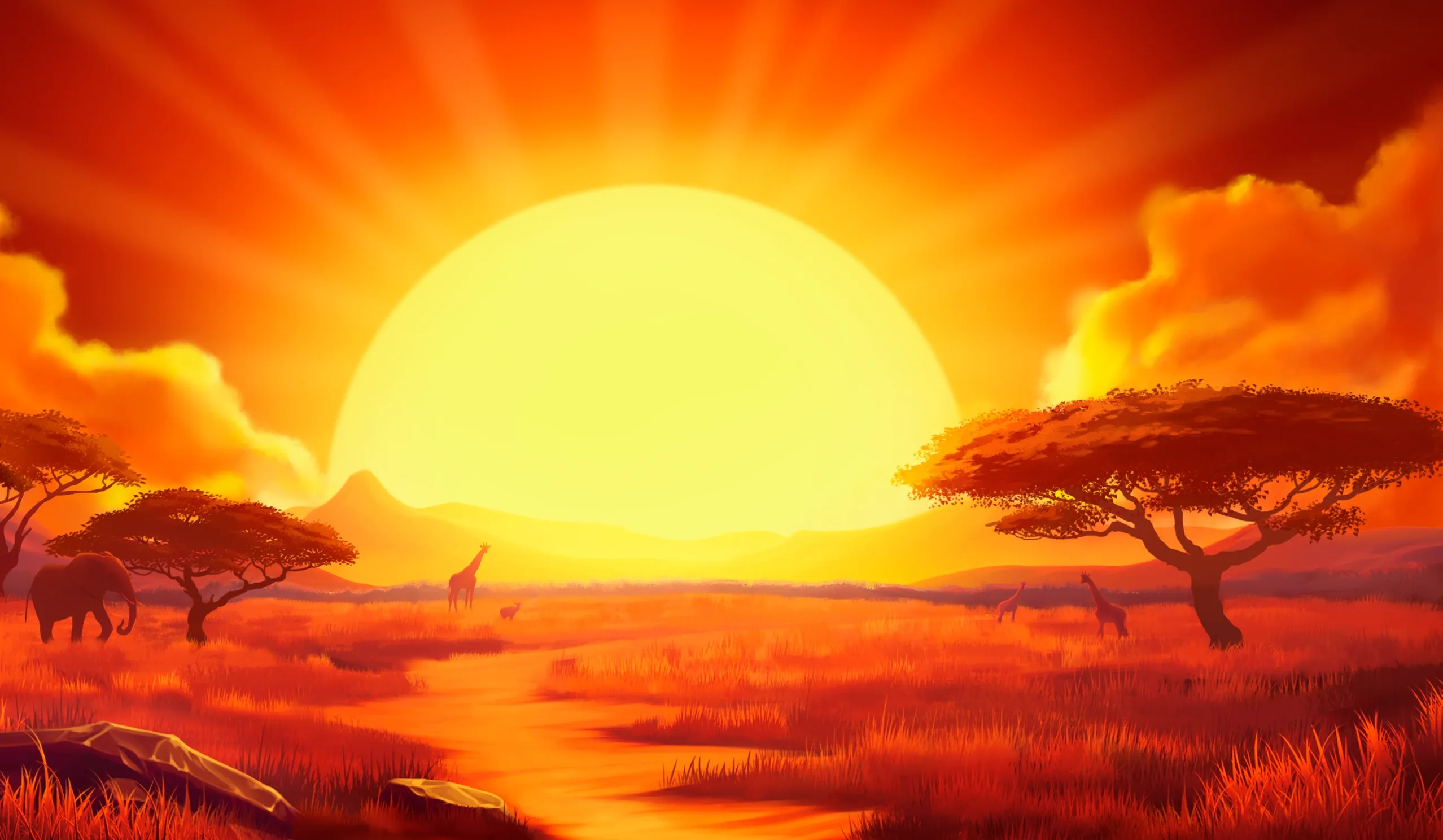 Gold of Baboon desktop action banner background