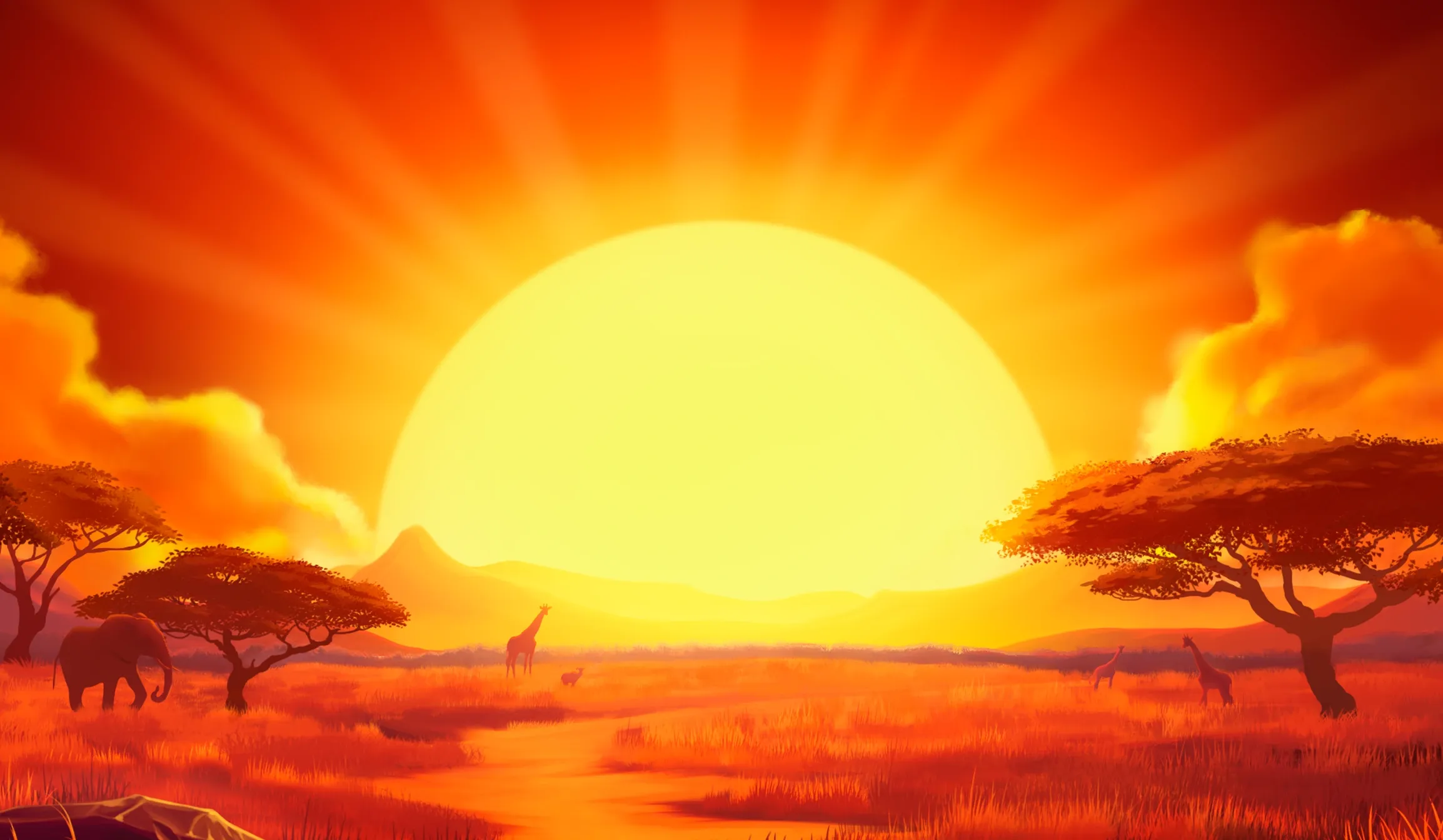 Gold of Baboon tablet action banner background