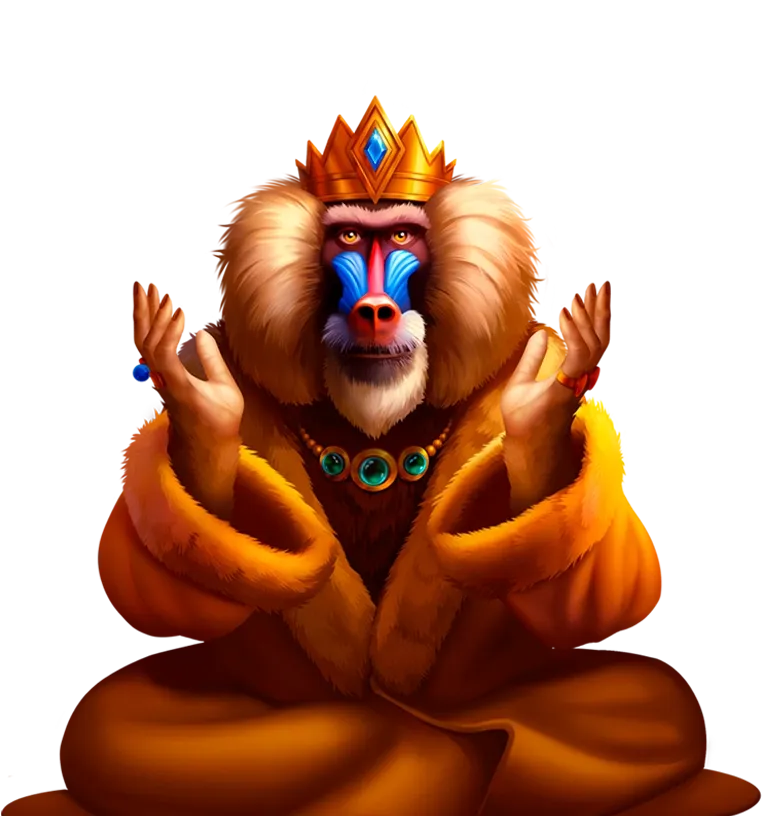 Gold of Baboon mobile action banner character