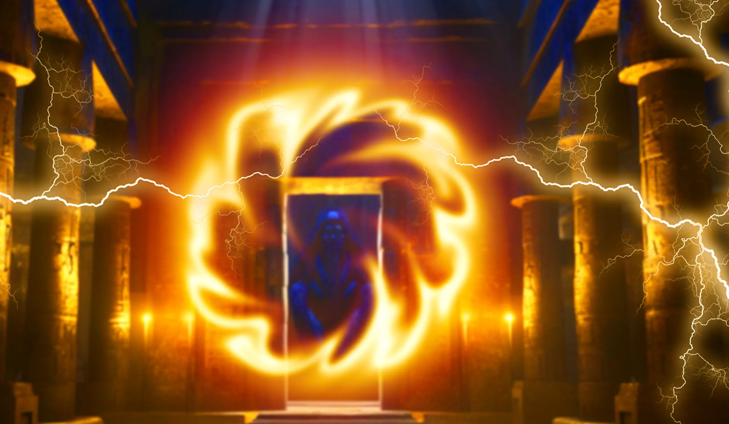 Anubis’ Obelisk desktop action banner background