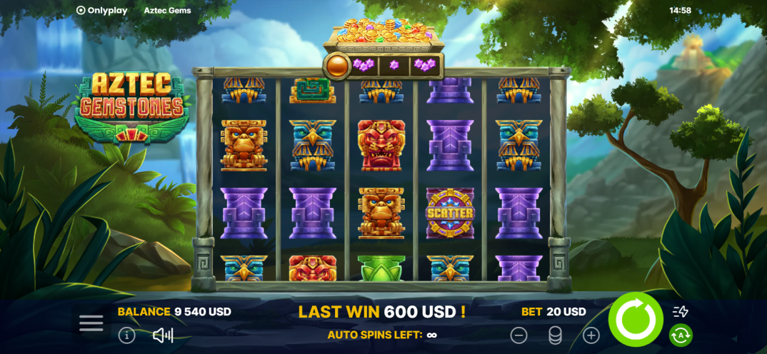Aztec Gemstones gameplay screenshot 3