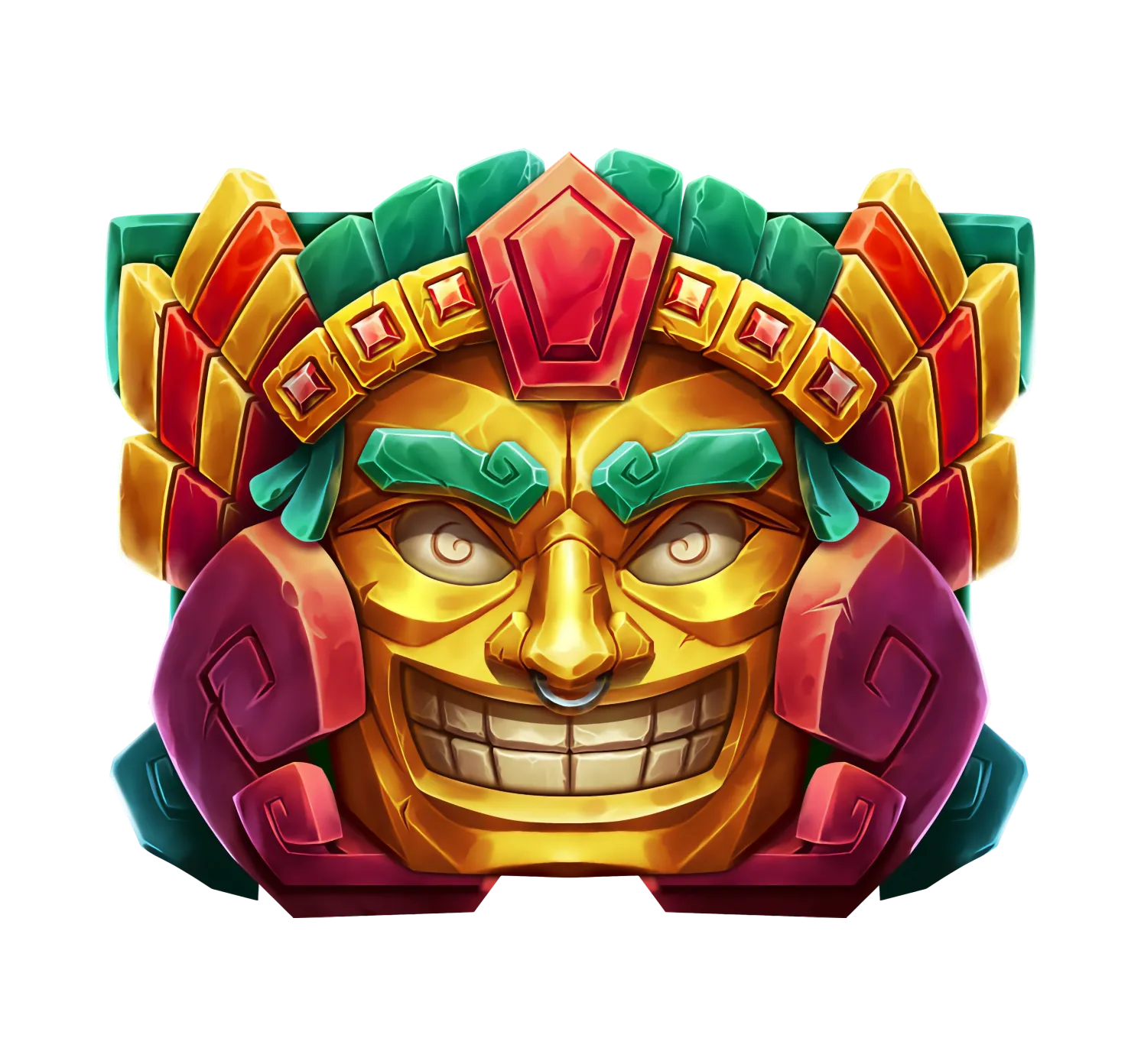 Aztec Gemstones desktop action banner character