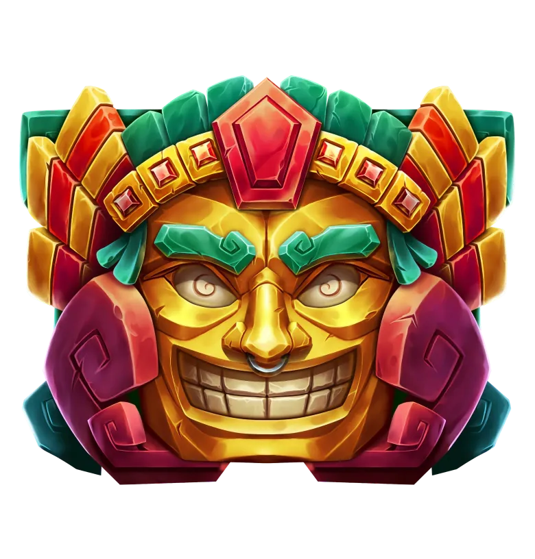 Aztec Gemstones mobile action banner character