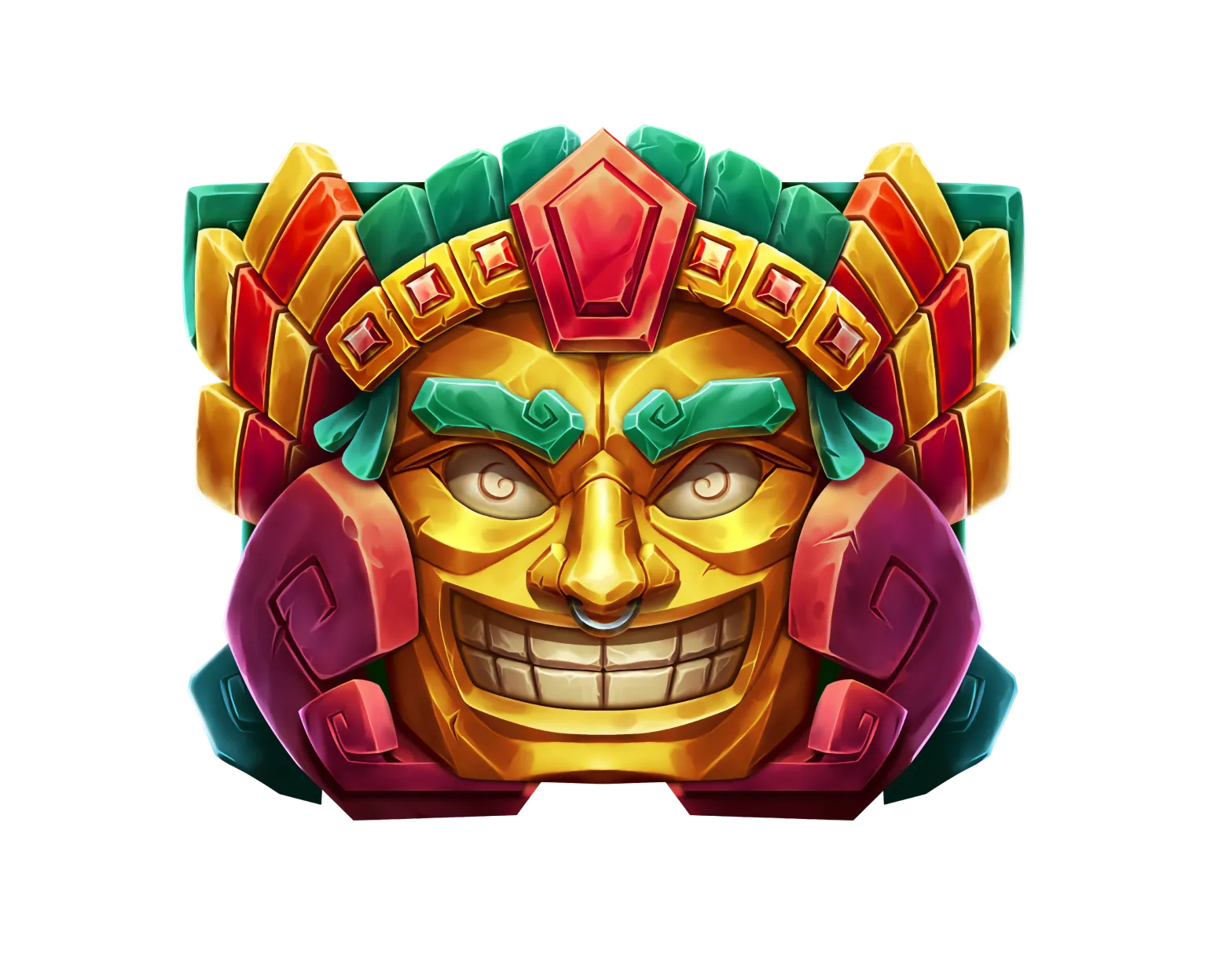 Aztec Gemstones tablet action banner character