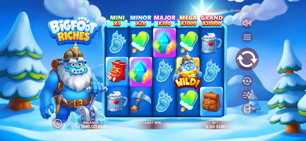 Bigfoot Riches gameplay screenshot 1