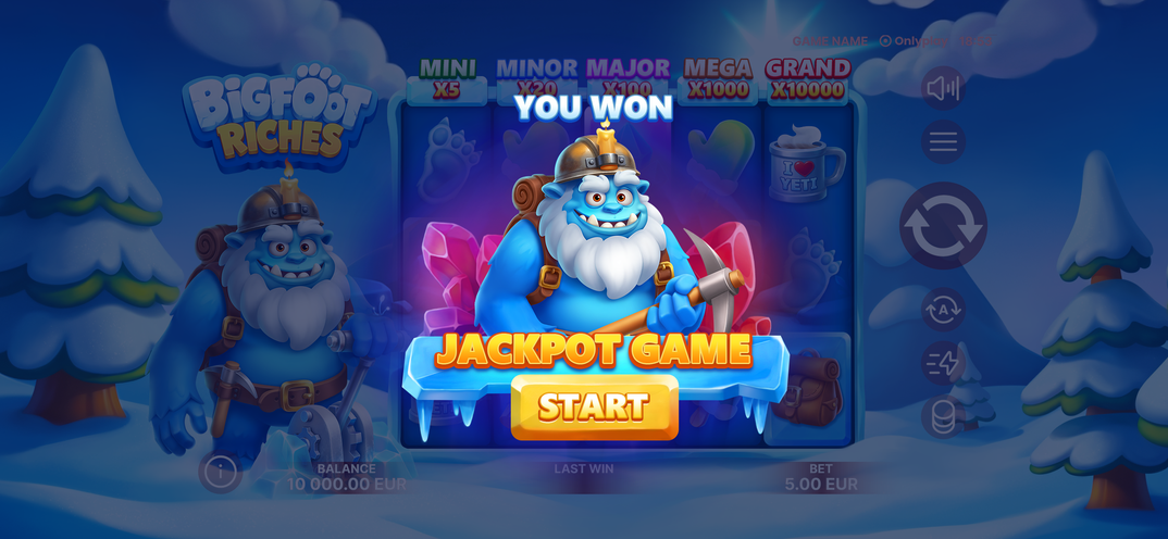 Bigfoot Riches gameplay screenshot 2