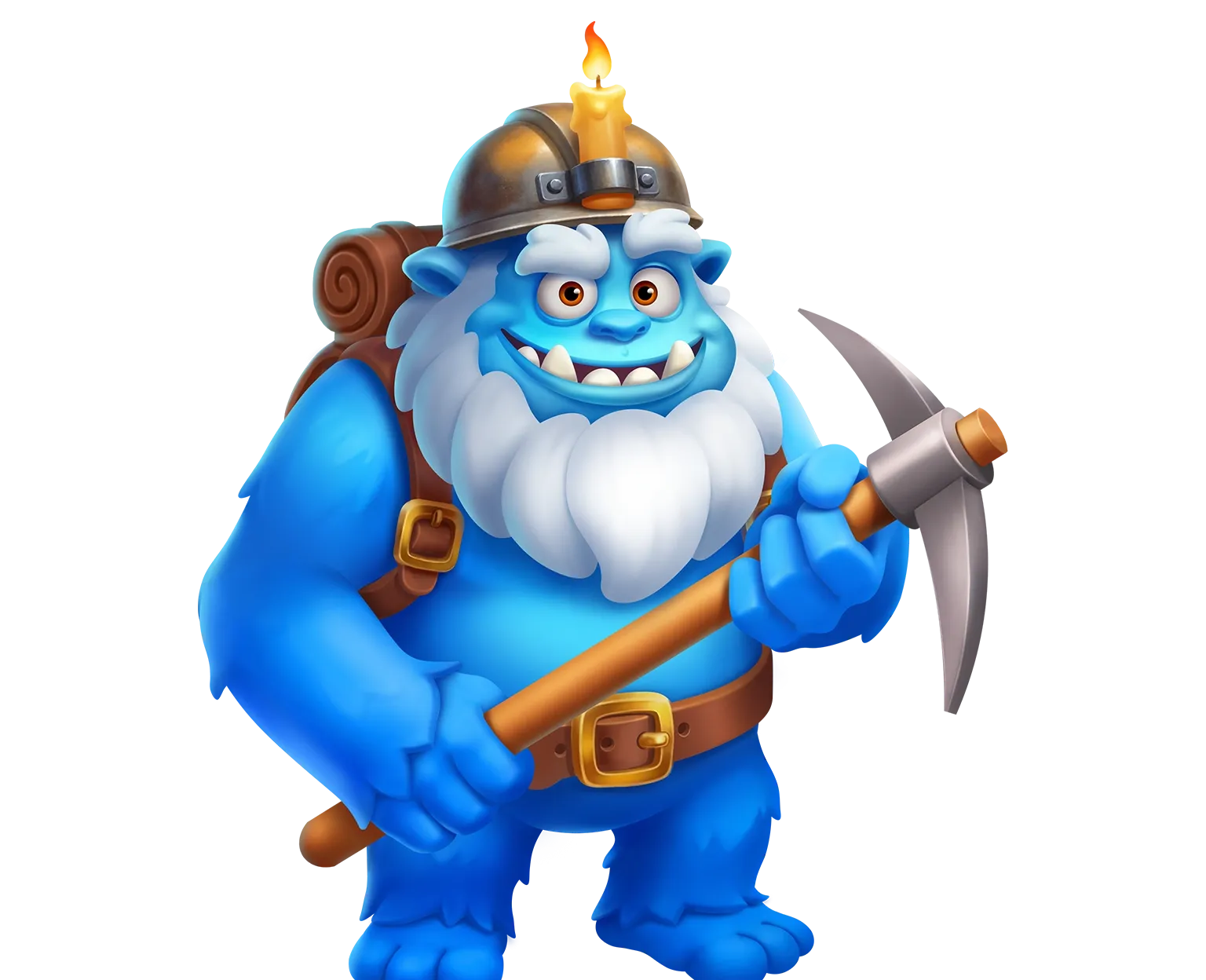 Bigfoot Riches tablet action banner character