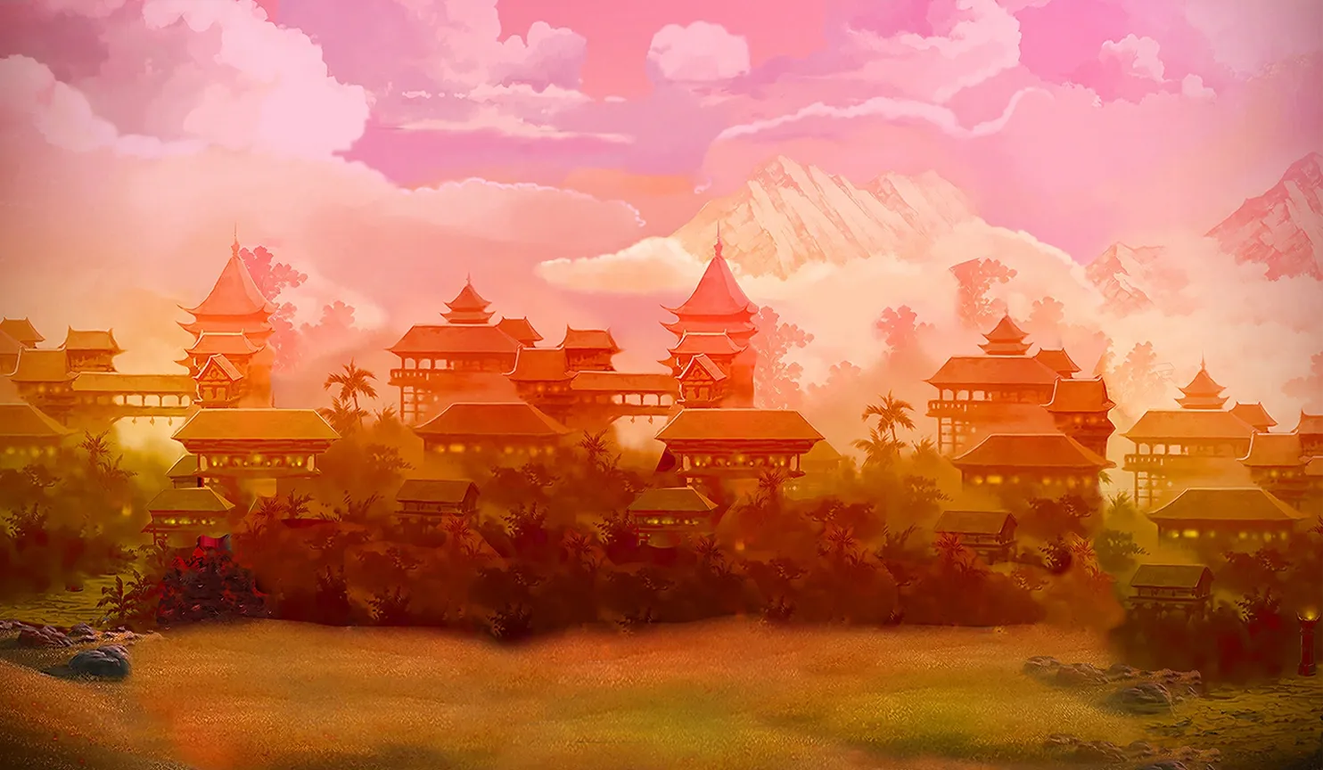 Book of Bamboo mobile action banner background