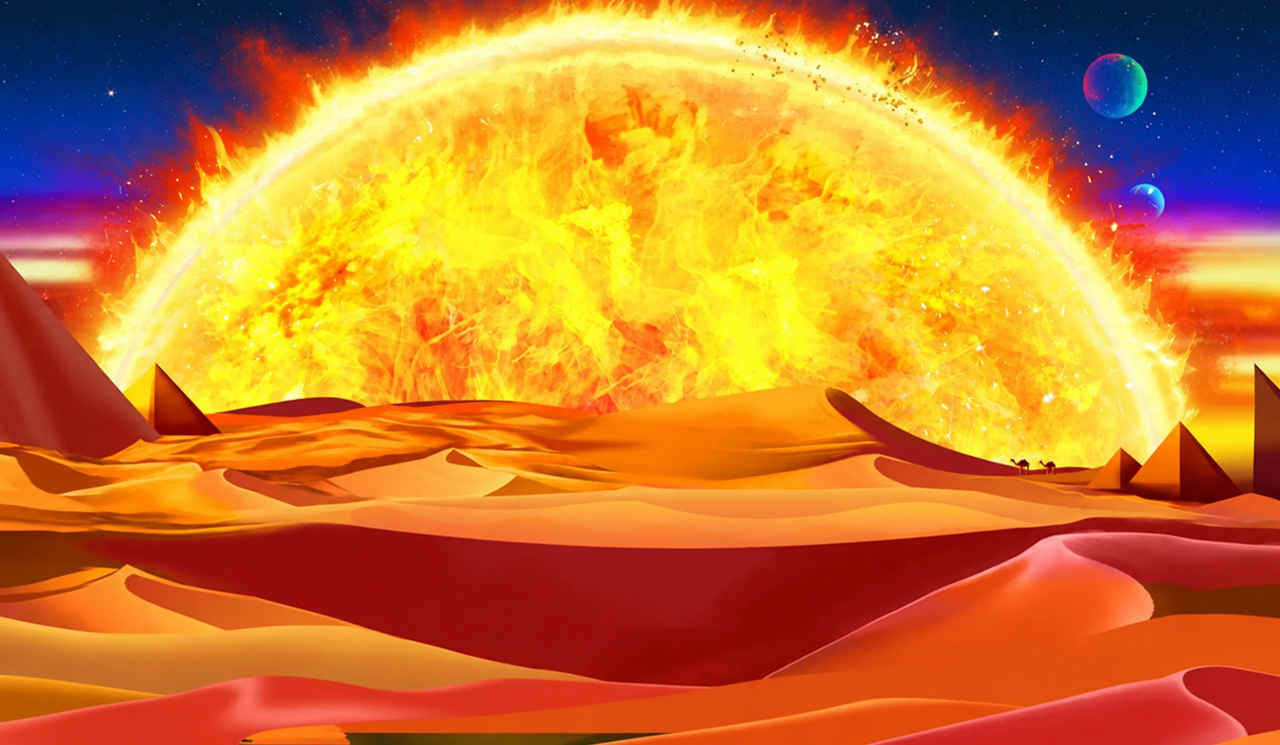 Book of Eye desktop action banner background
