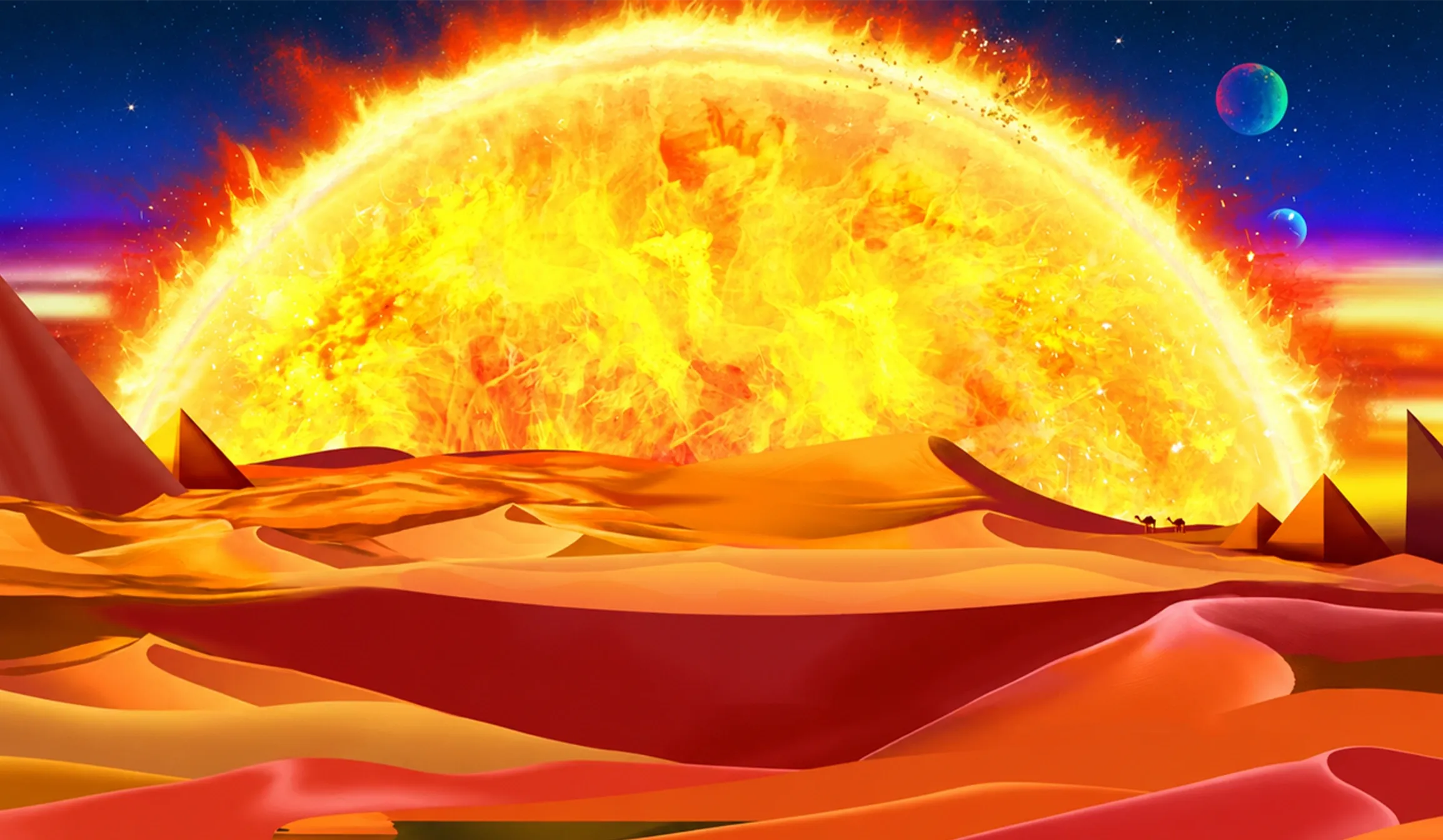 Book of Eye tablet action banner background