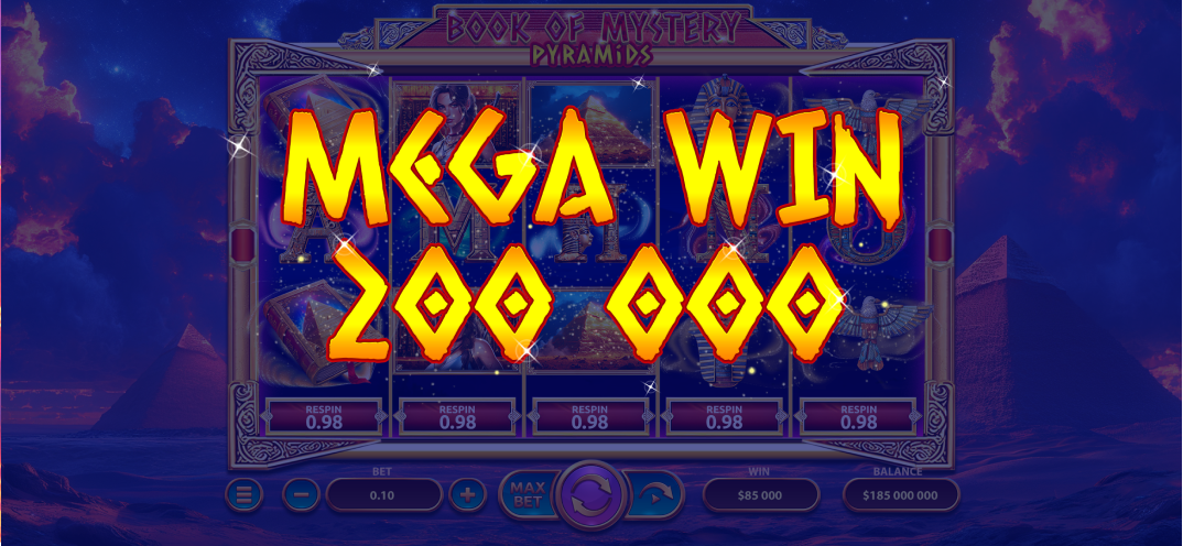Book of Mystery Pyramids gameplay screenshot 1