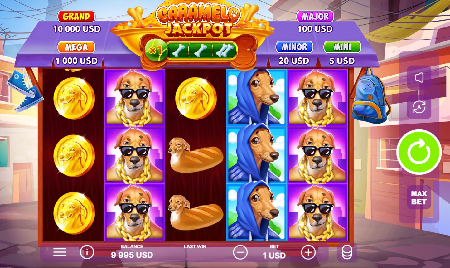 Caramelo Jackpot gameplay screenshot 2