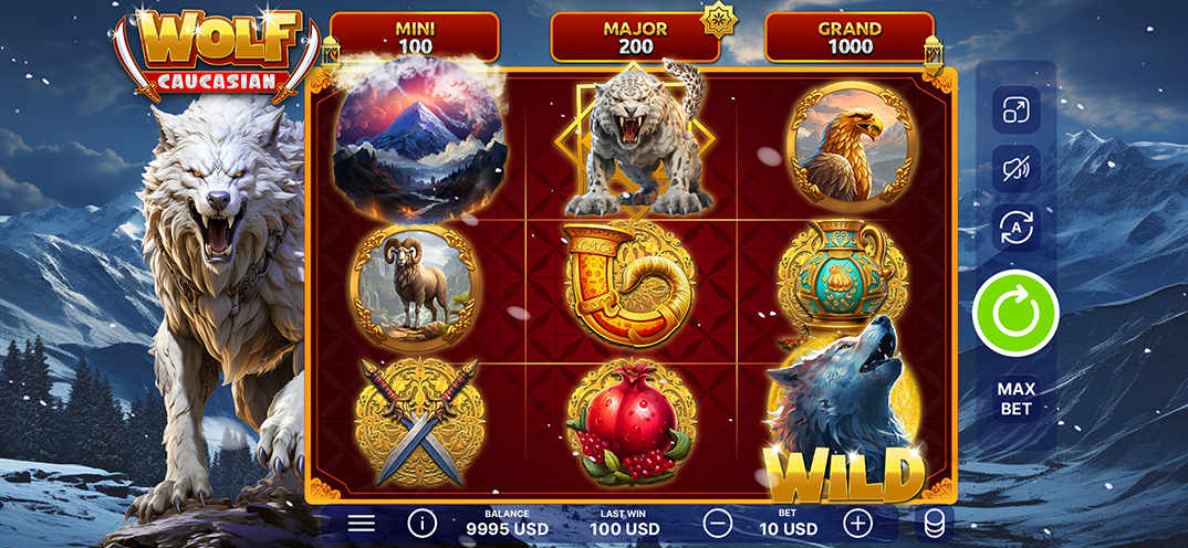 Caucasian wolf gameplay screenshot 1