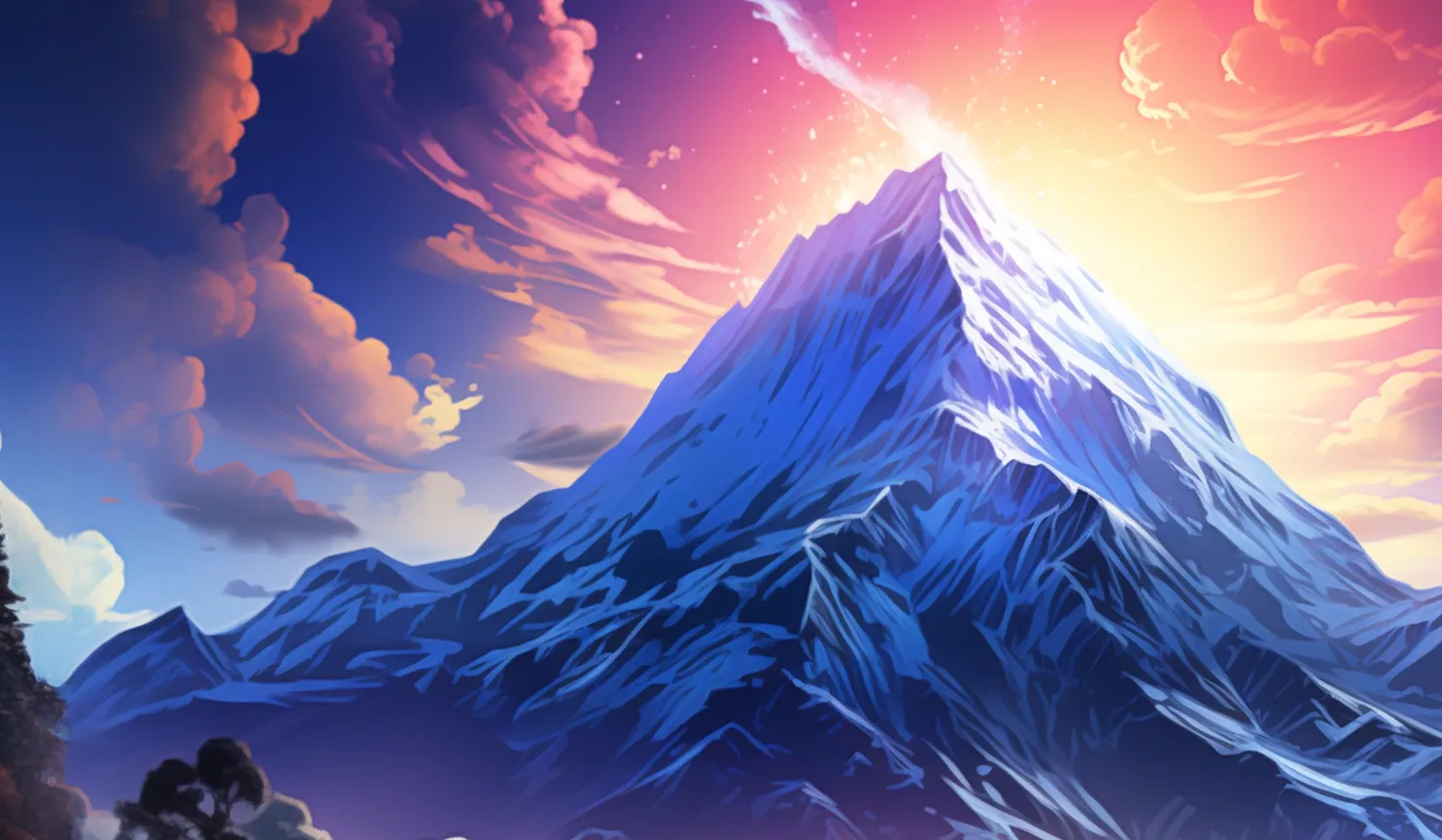 Caucasian wolf mobile action banner background