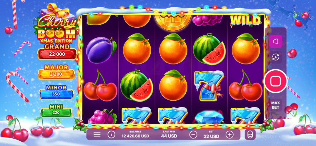Cherry Boom Christmas gameplay screenshot 3