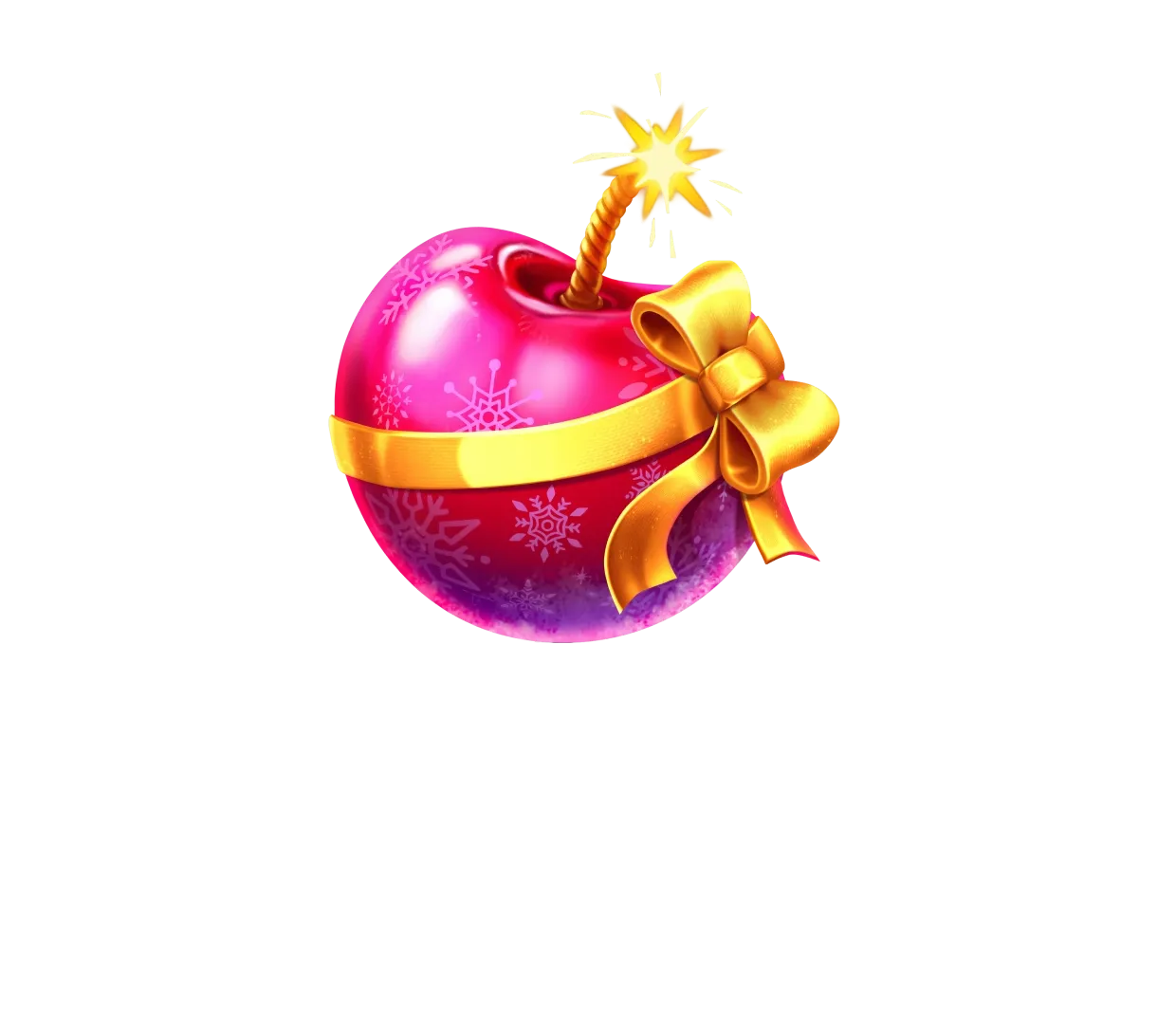 Cherry Boom Christmas hero character