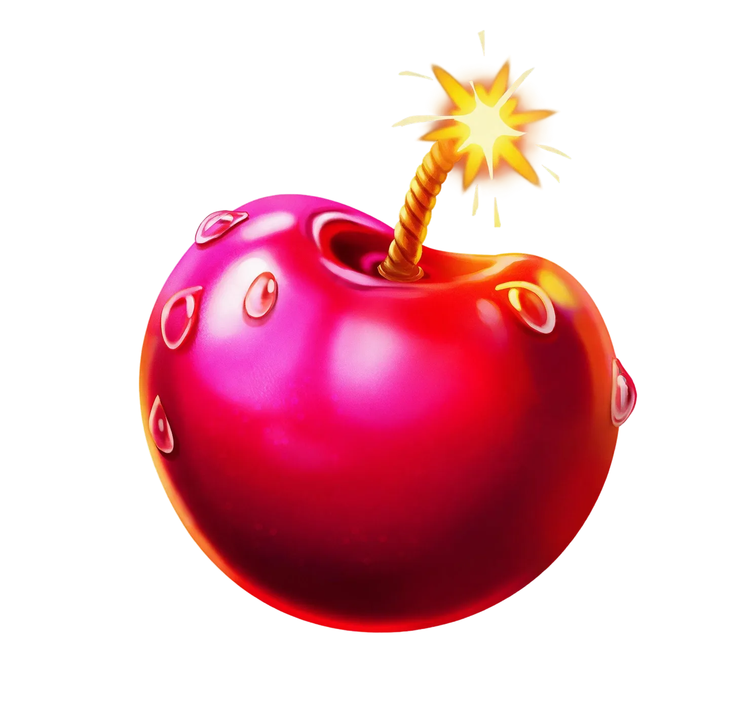 Cherry Boom desktop action banner character