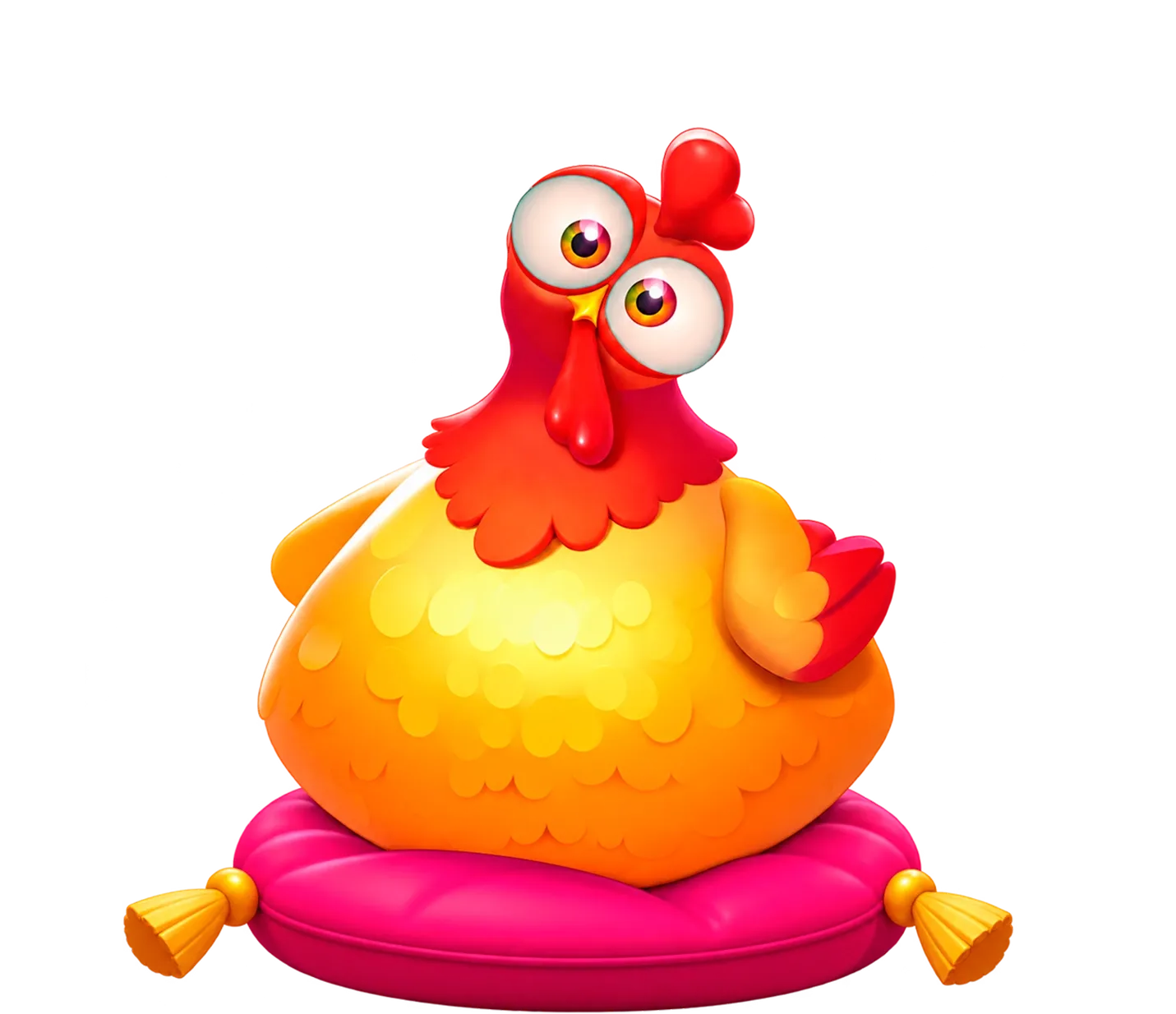 Chicken Plinko hero character