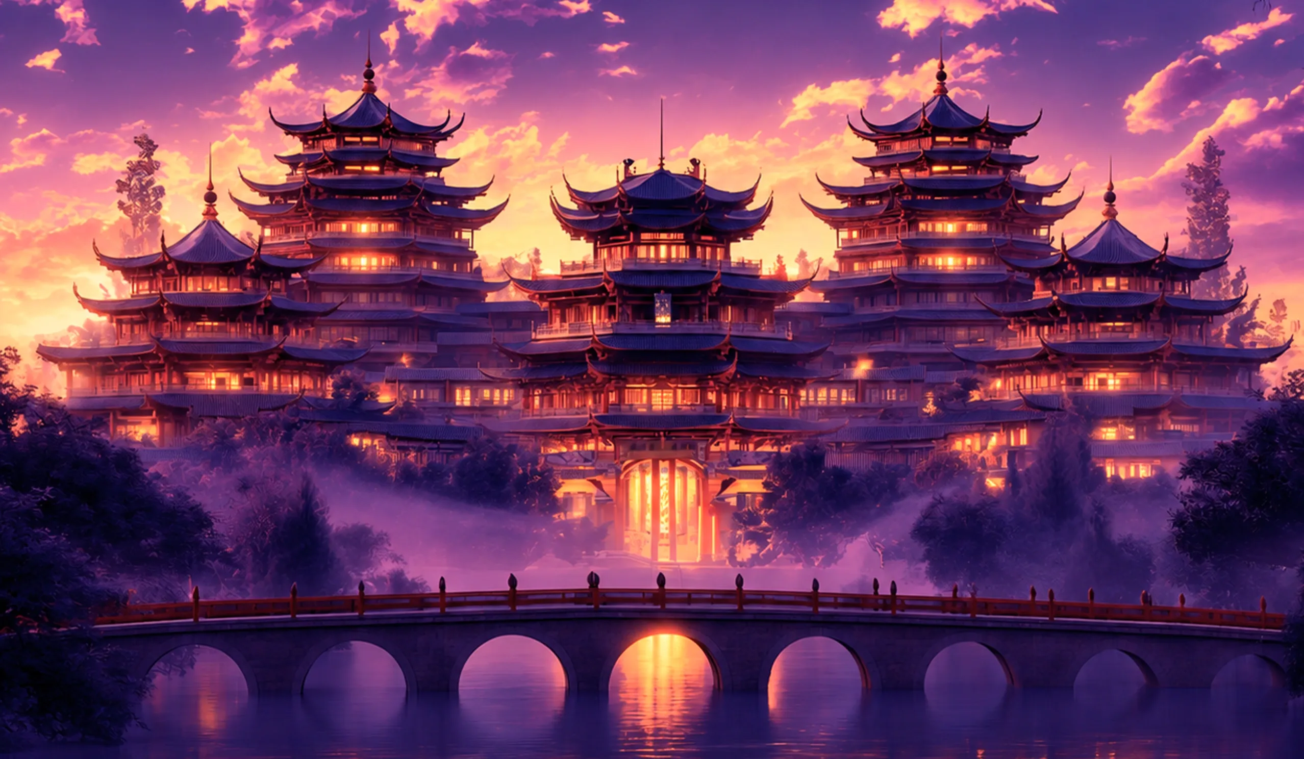 Chinese Express desktop action banner background