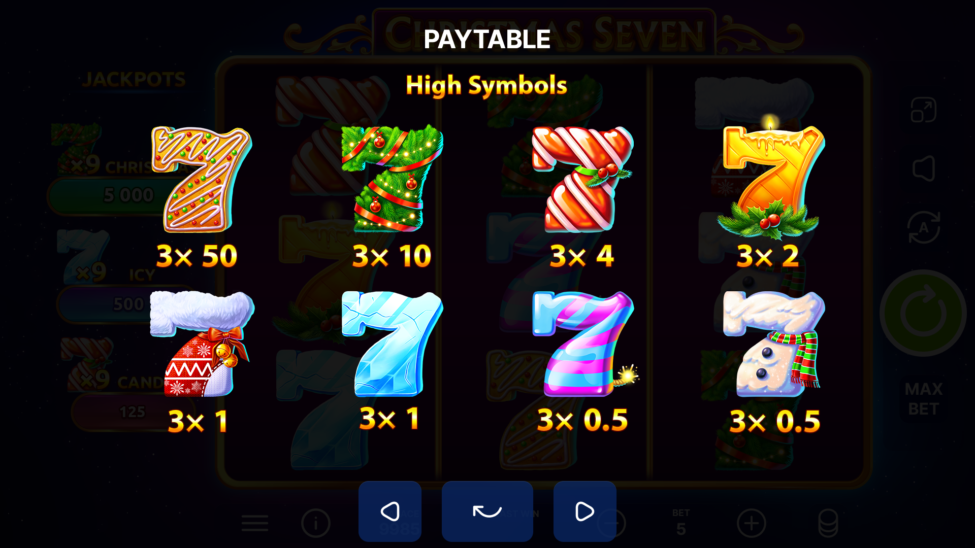 Christmas Seven gameplay screenshot 3