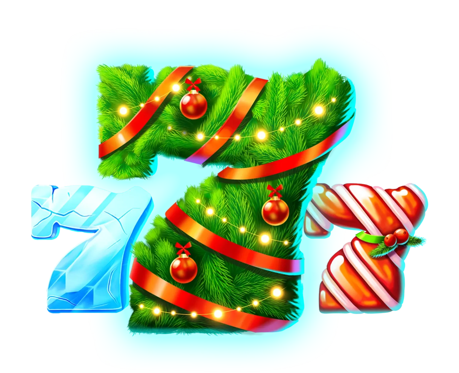 Christmas Seven tablet action banner character