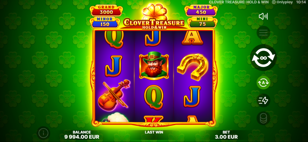 Clover Treasure: Hold&Win gameplay screenshot 6
