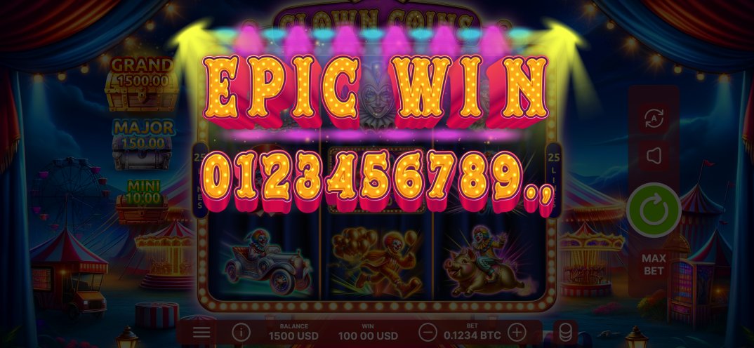 Clown Coins gameplay screenshot 2