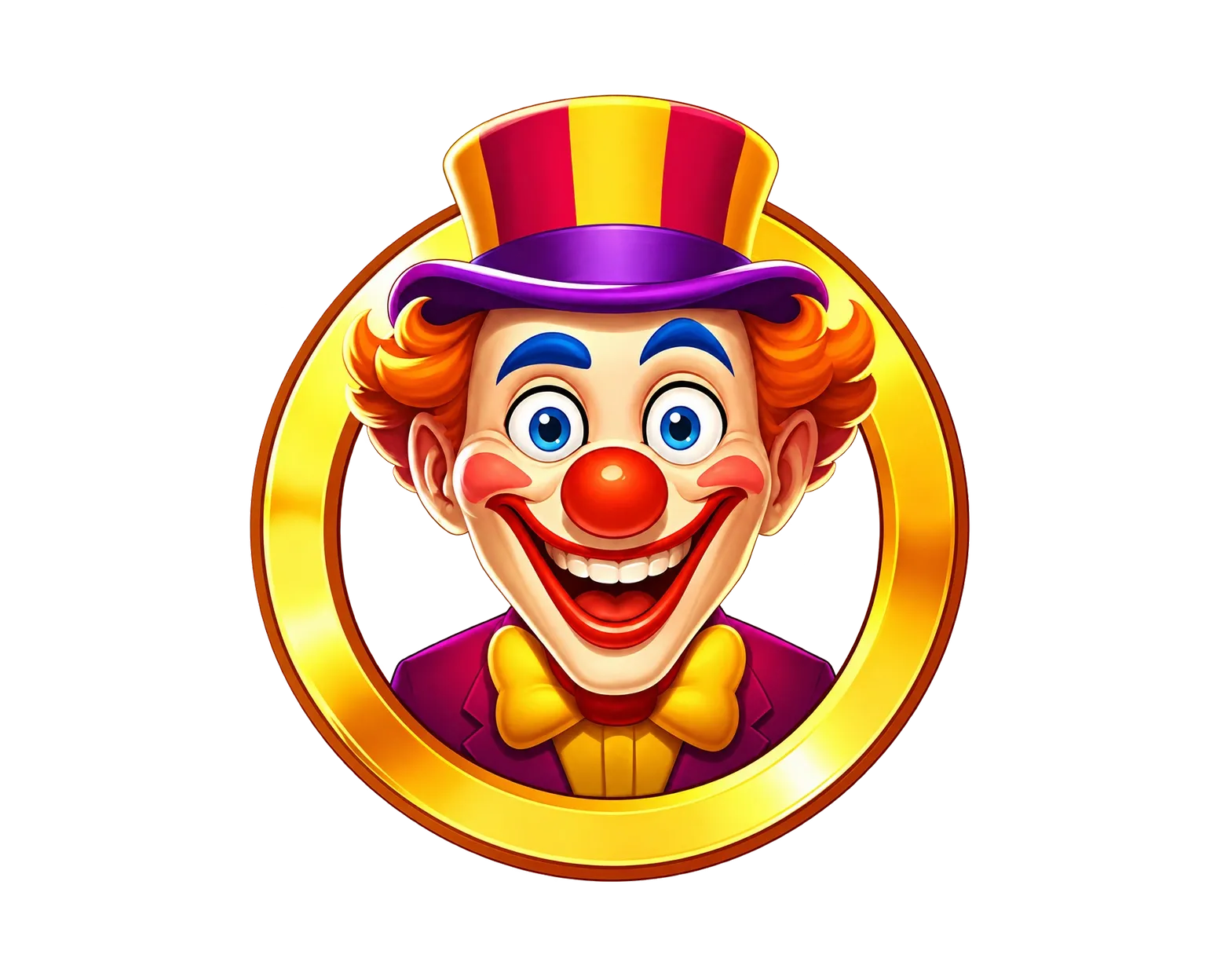 Coin Clown: Hold & Win tablet action banner character