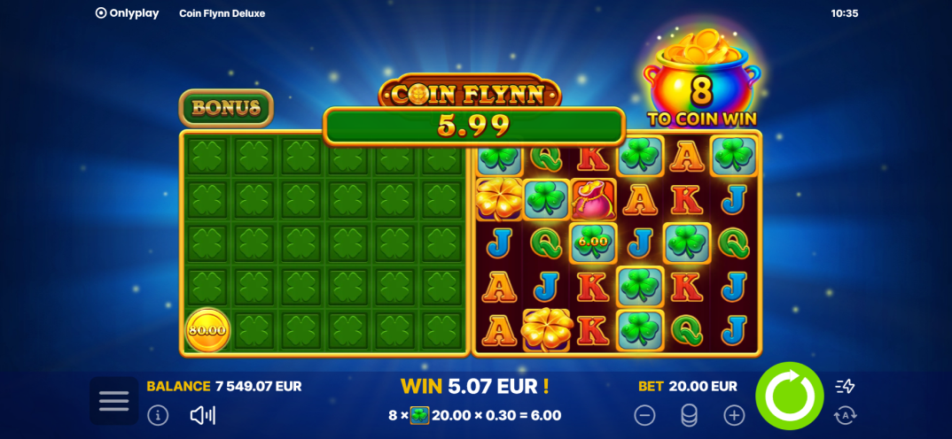 Coin Flynn Deluxe gameplay screenshot 1