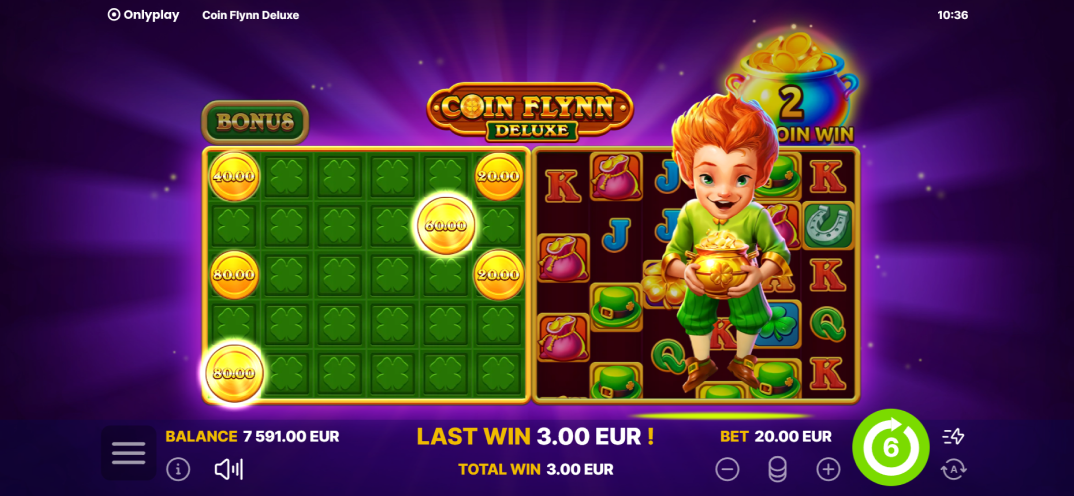 Coin Flynn Deluxe gameplay screenshot 2