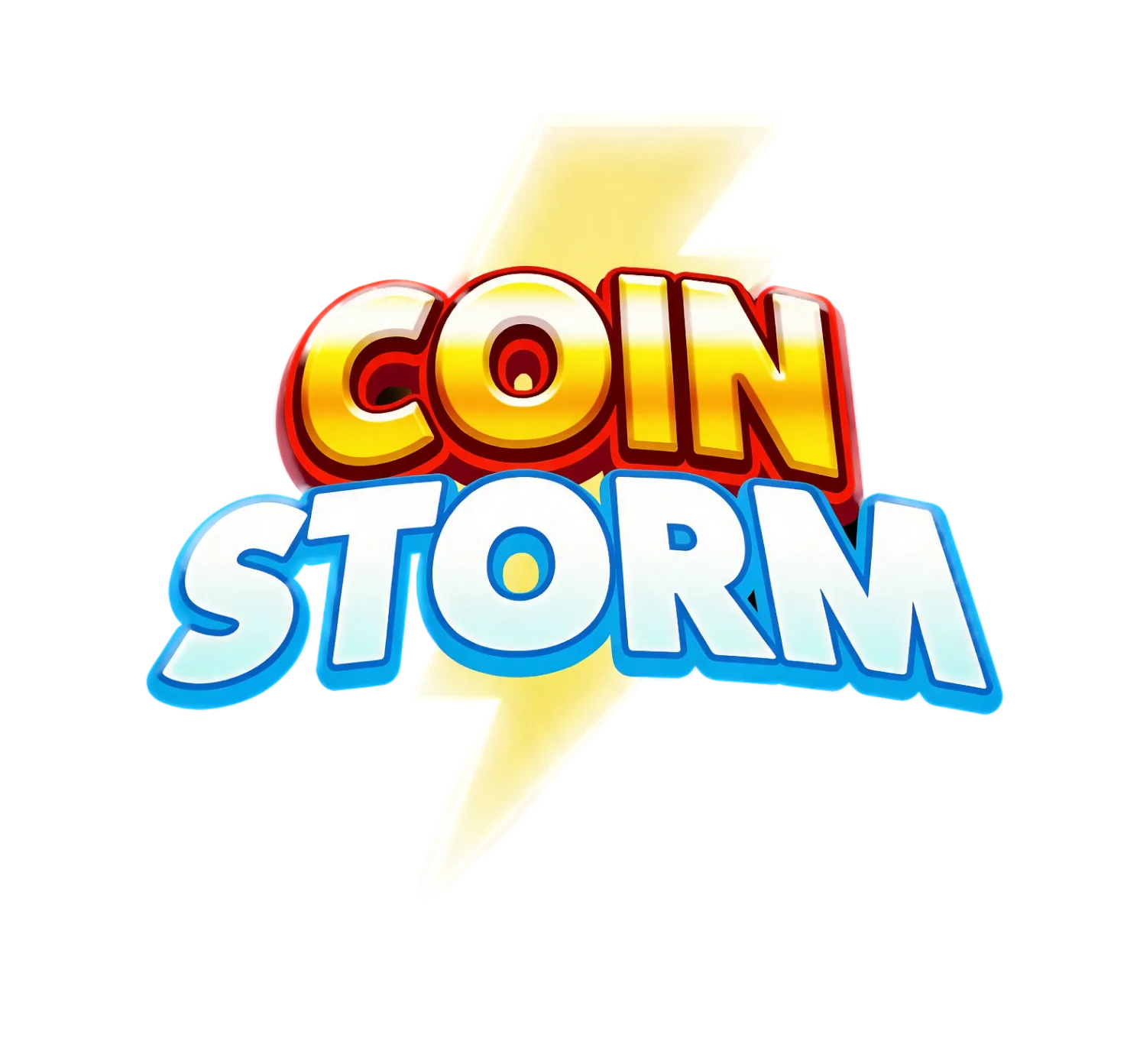 Coin Storm desktop action banner character