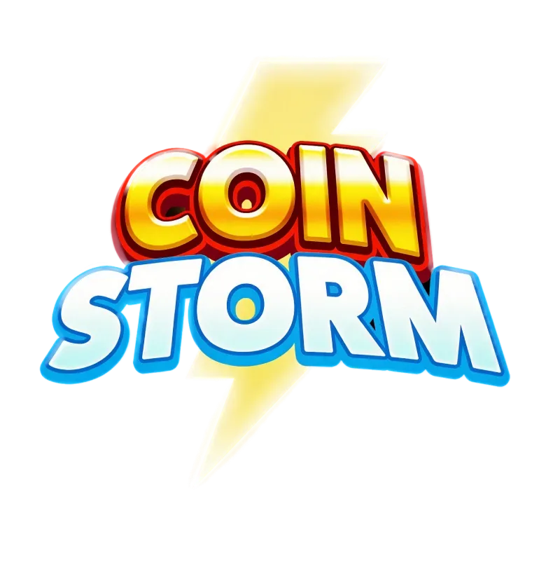 Coin Storm mobile action banner character