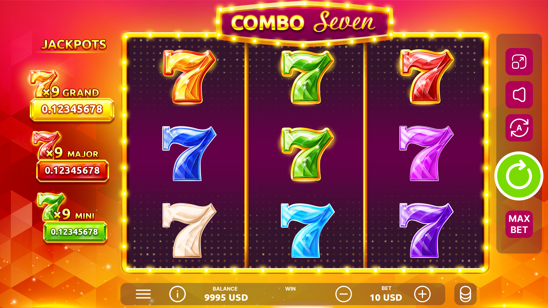 Combo Seven gameplay screenshot 1