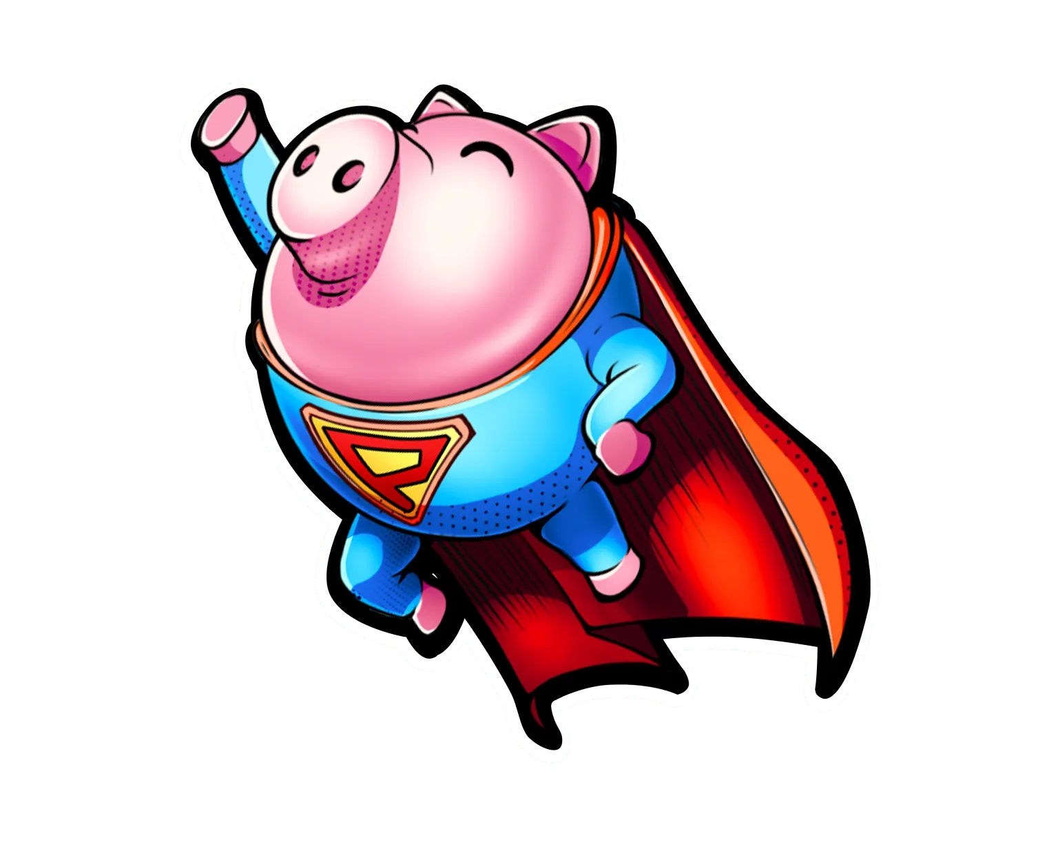Comics Store tablet action banner character
