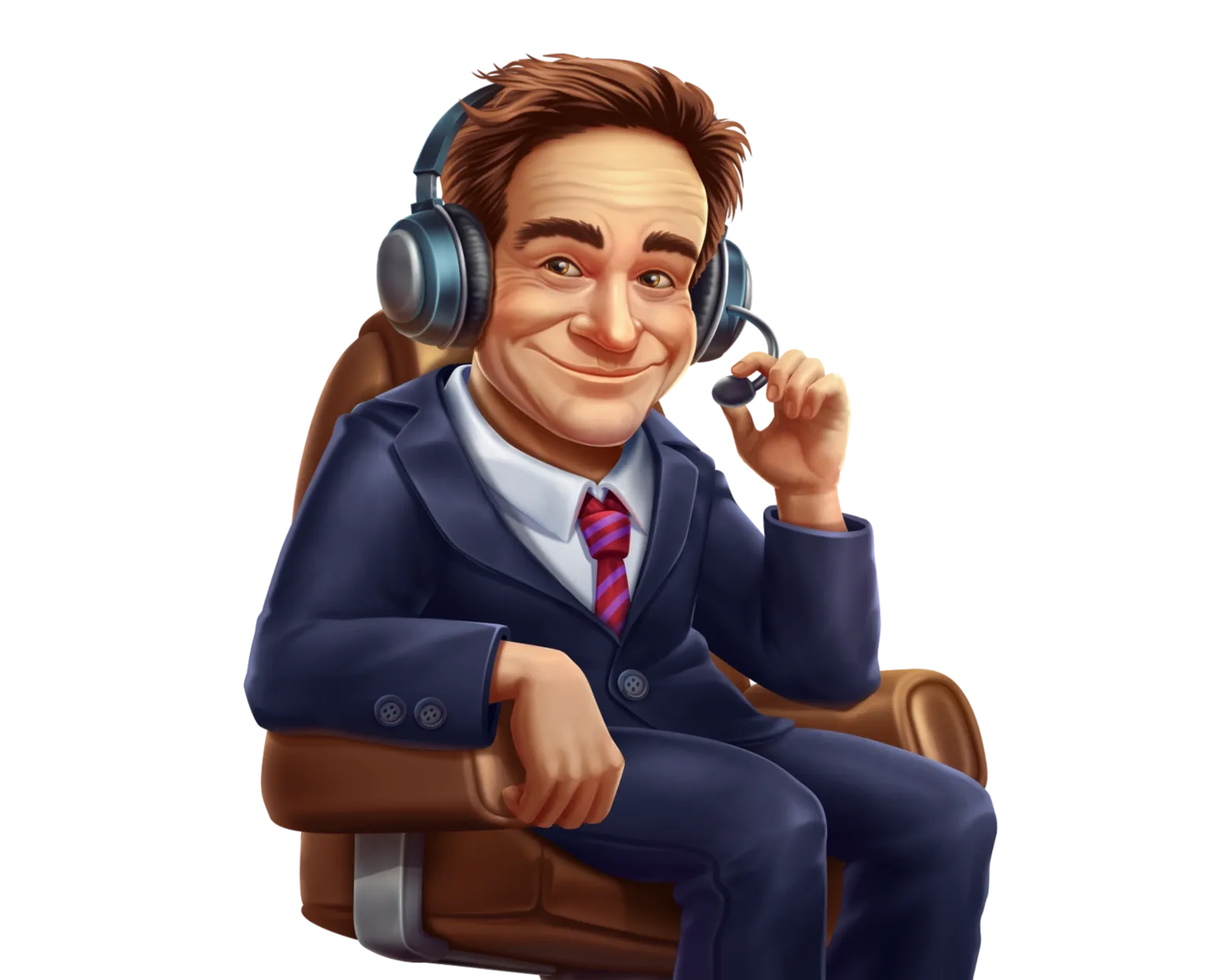 Crazy Streamer tablet action banner character
