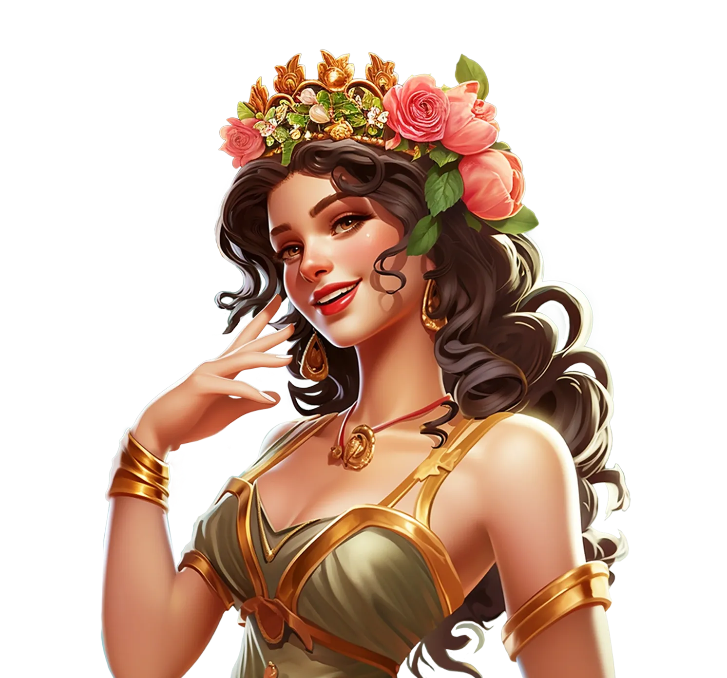 Crown of Afrodita desktop action banner character
