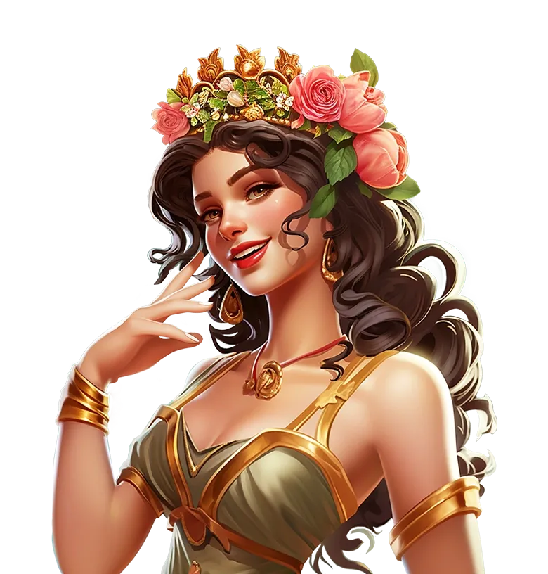 Crown of Afrodita mobile action banner character