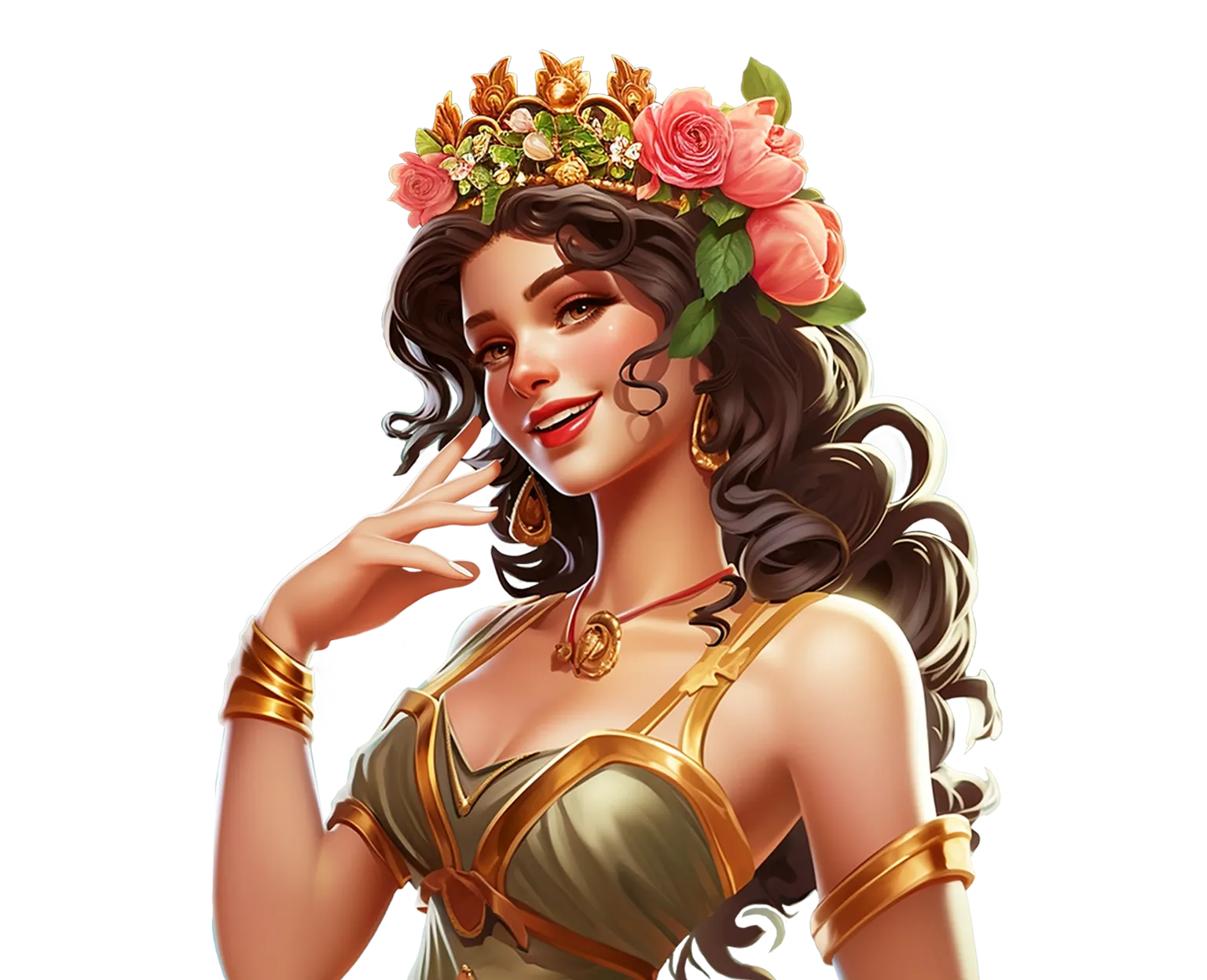 Crown of Afrodita tablet action banner character