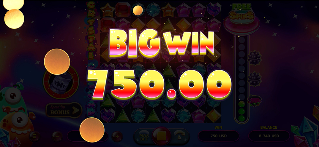Crystal Cascade gameplay screenshot 3