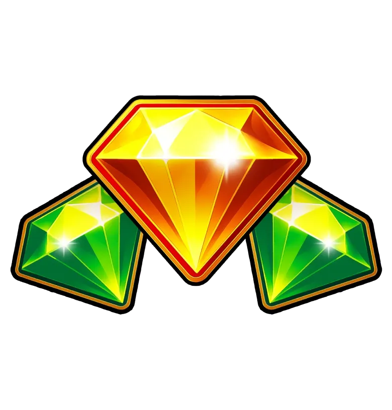 Diamond Style mobile action banner character