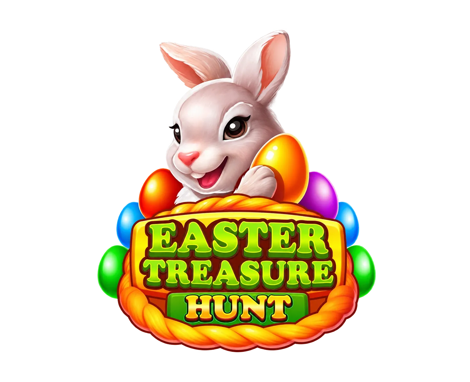 Easter Treasure Hunt tablet action banner character
